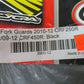 Honda CRF250/450 Black Fork Guard Left Side Only By Cycra 6900-12