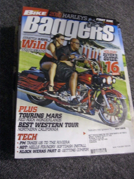 LOT OF VARIOUS 2009 & 2010 BAGGERS MAGAZINES