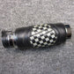 Right Hand Leather Wrap Racing Right Grip for Throttle Cable Multi Fit 1.25" Bar