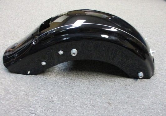 Harley Davidson FLHXS FLTR Rear Fender Vivid Black Silver Stripe 59500185DBX