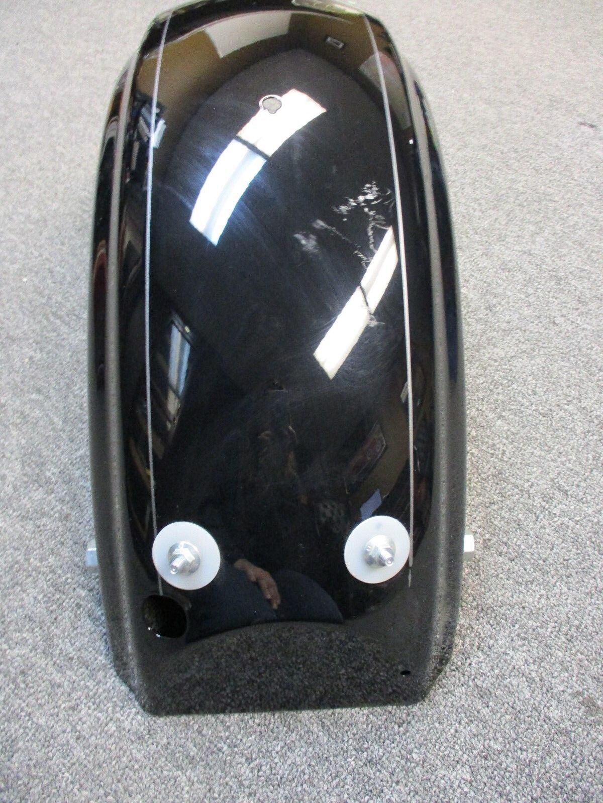 Harley Davidson FLHXS FLTR Rear Fender Vivid Black Silver Stripe 59500185DBX