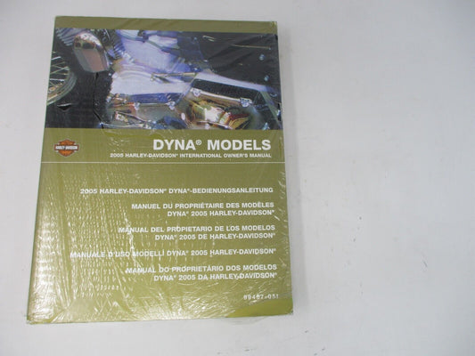 Harley-Davidson OEM Dyna Models 2005 International Owners Manual 99467-051