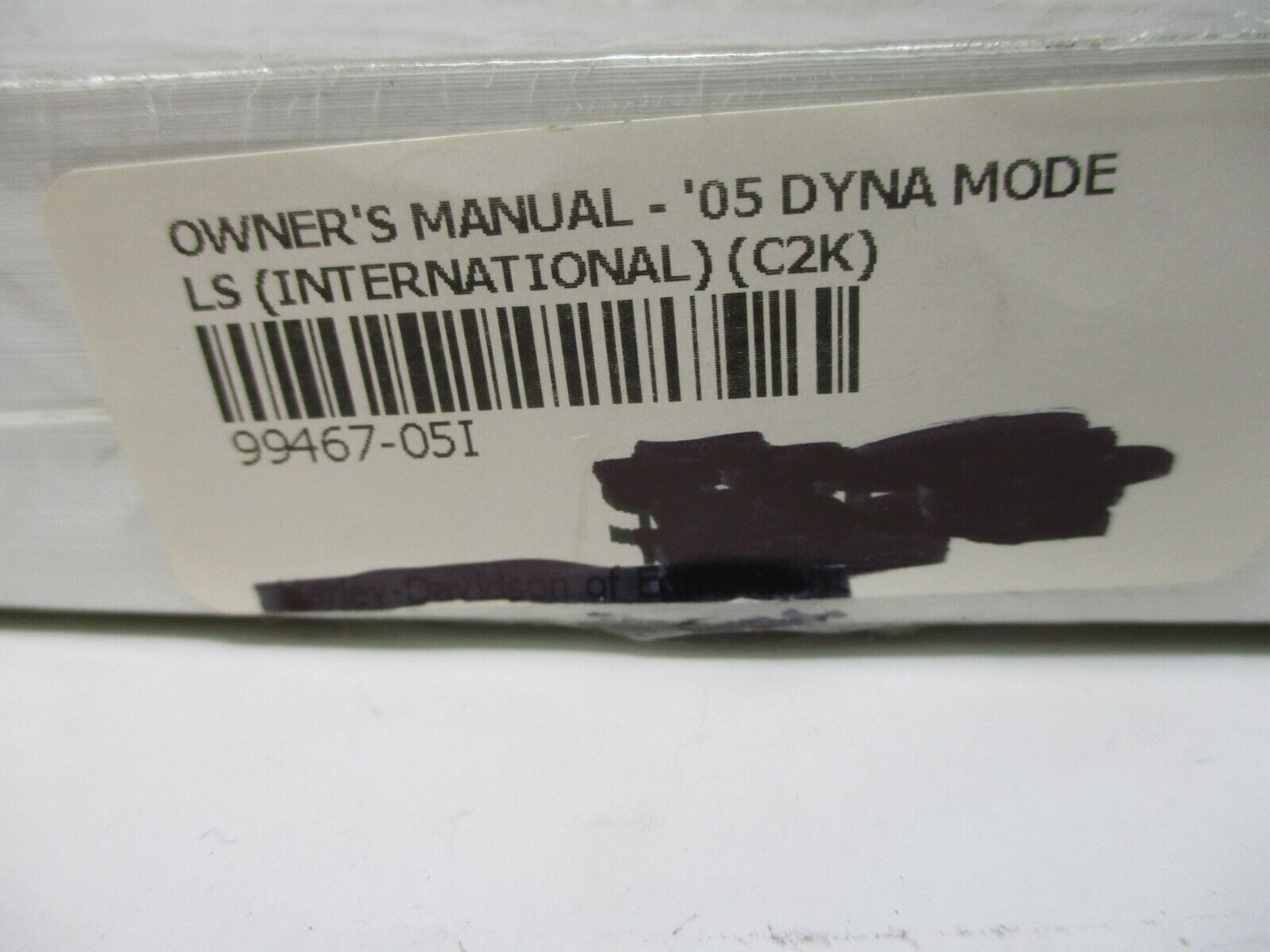 Harley-Davidson OEM Dyna Models 2005 International Owners Manual 99467-051