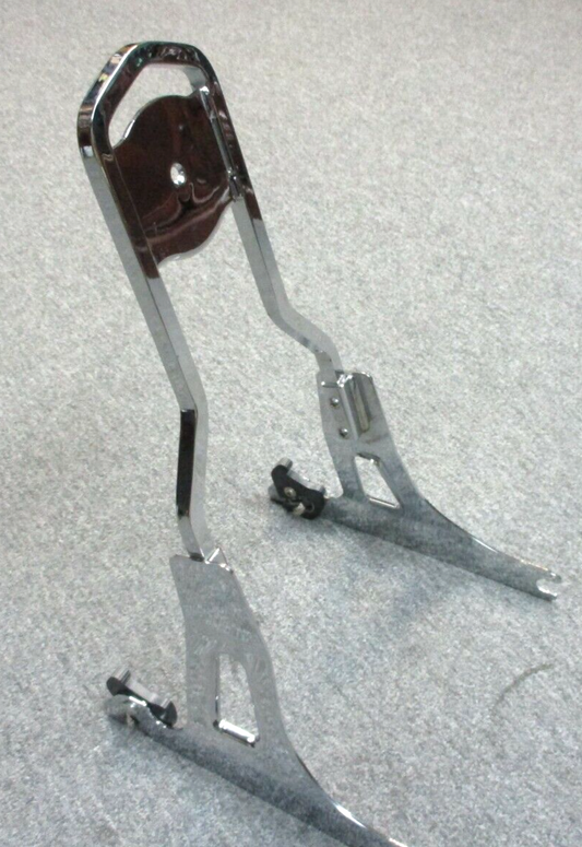 Harley-Davidson Detachable Chrome Sissy Bar 12 Inch Height Multi Fit