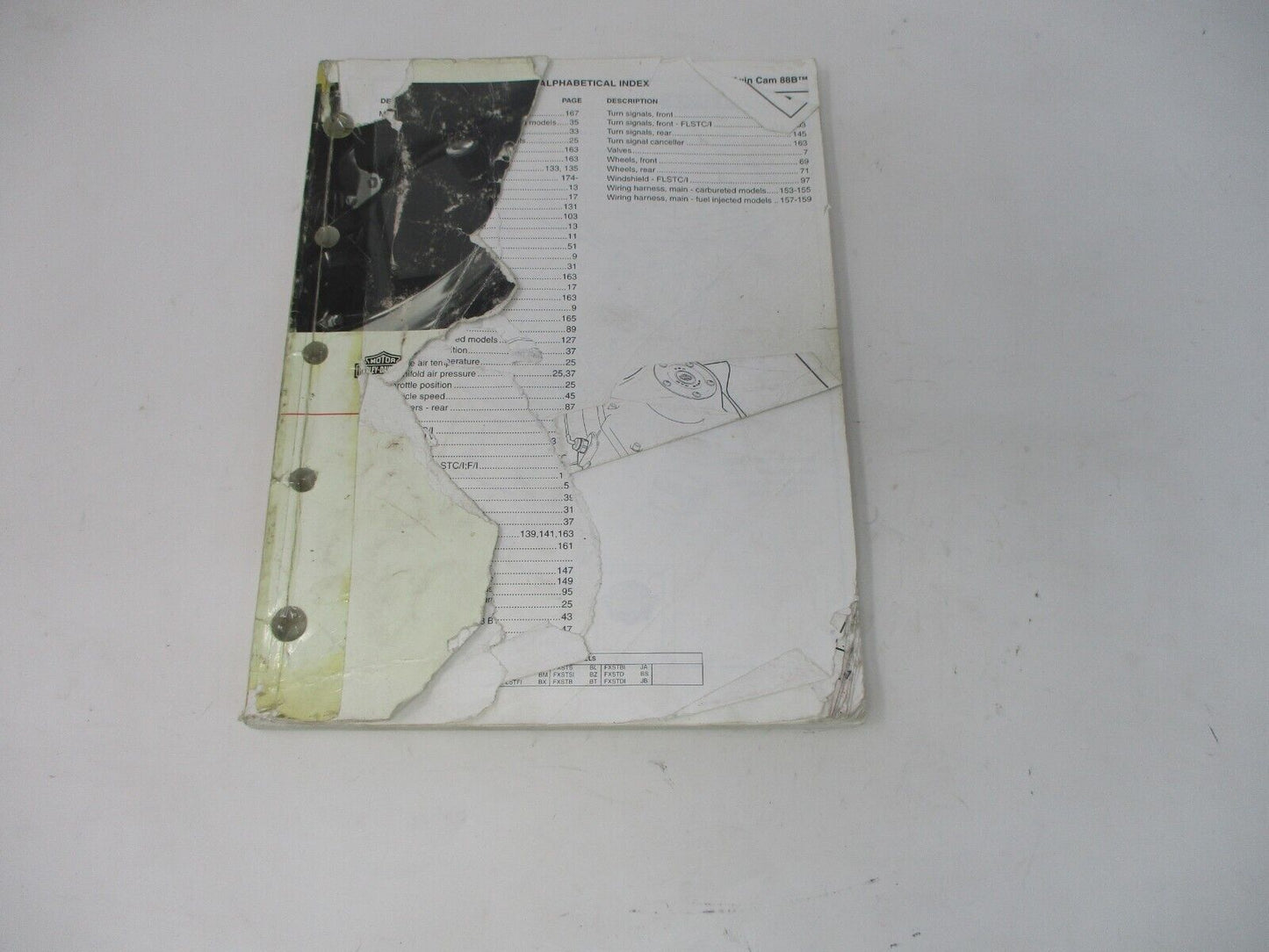 HarleyDavidson OEM Softail Models 2004 Parts Catalogue 9945504