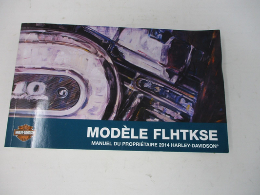 Harley Davidson OEM 2014 FLHTKSE Model Owners Manual 99473-14FRA FRENCH