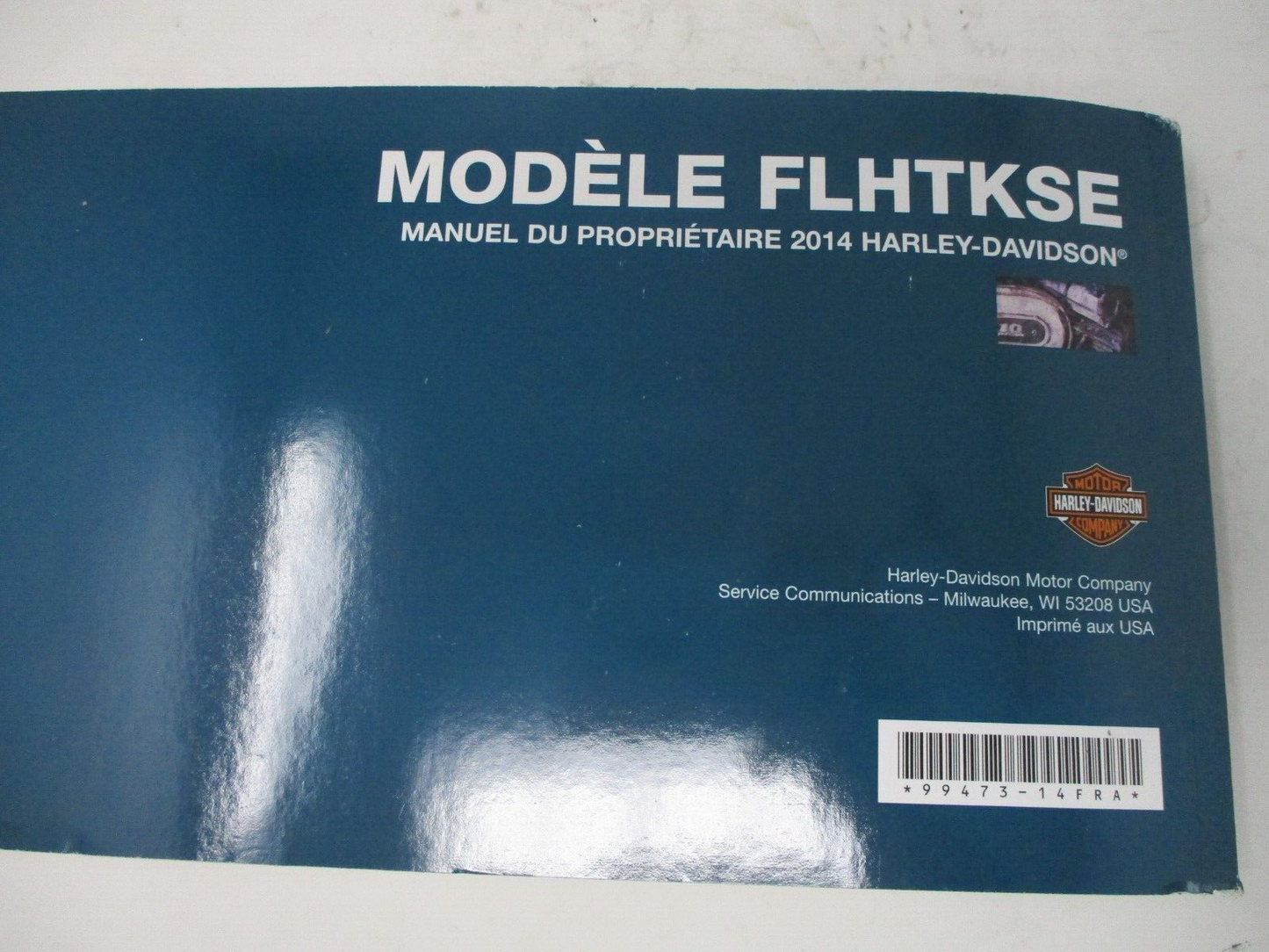 Harley Davidson OEM 2014 FLHTKSE Model Owners Manual 99473-14FRA FRENCH