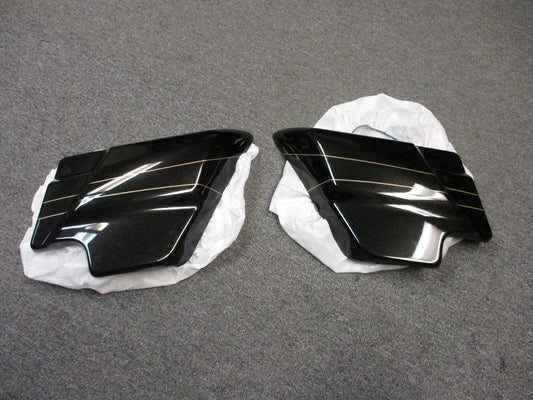 Harley Davidson OEM Side Covers FLH Models 09-17 Nightmare Paint 57200084EBJ