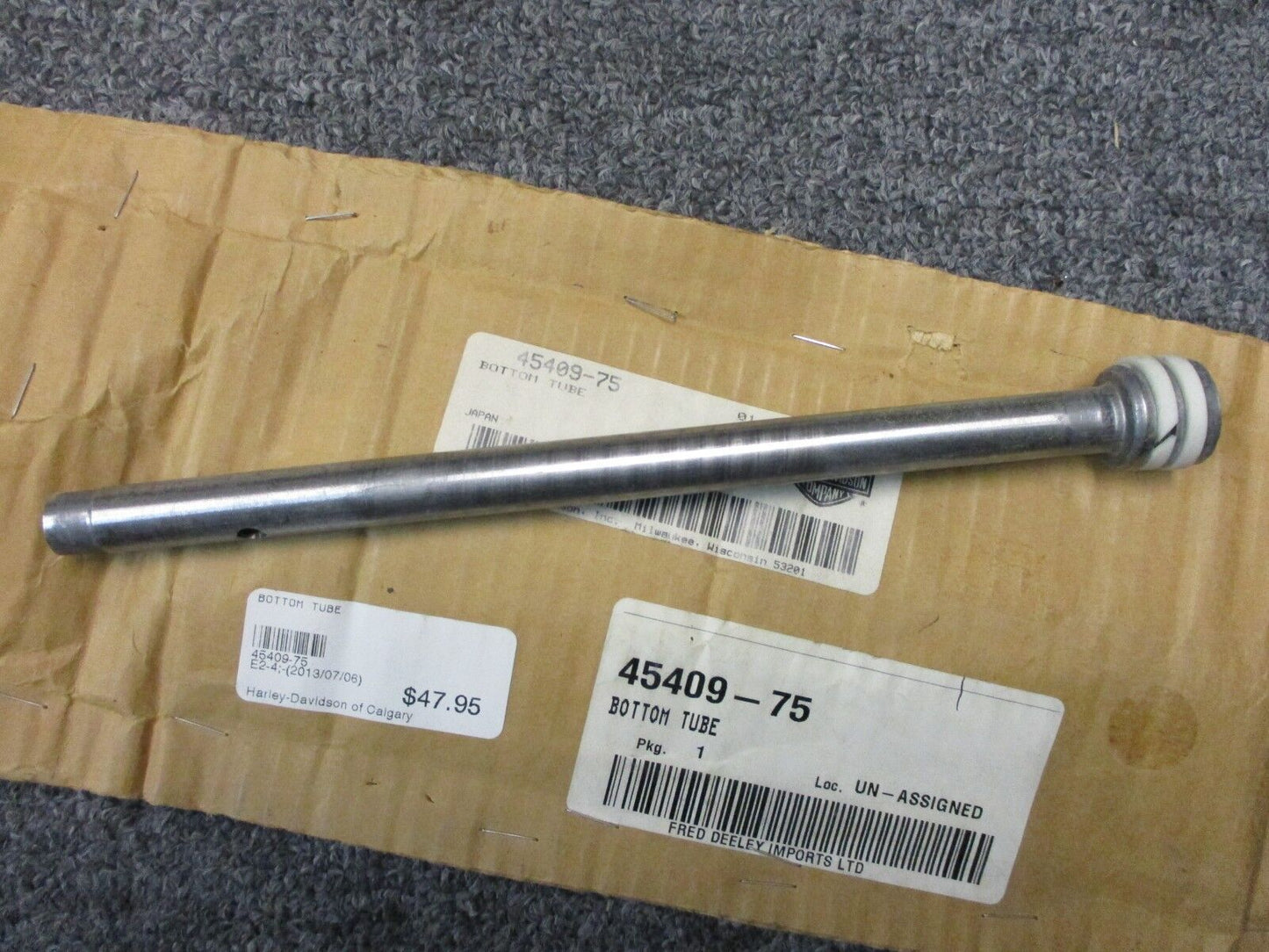 Harley Davidson OEM Bottom Fork Damp Tube 45409-75 73-83 XL 76-86 FX 80-83 FXR