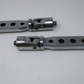 Chrome  STALLED Male Mount Foot Pegs PAIR Multi Fit