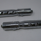 Chrome  STALLED Male Mount Foot Pegs PAIR Multi Fit
