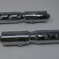 Chrome  STALLED Male Mount Foot Pegs PAIR Multi Fit