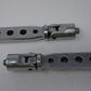 Chrome  STALLED Male Mount Foot Pegs PAIR Multi Fit