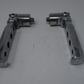 Chrome  STALLED Male Mount Foot Pegs PAIR Multi Fit