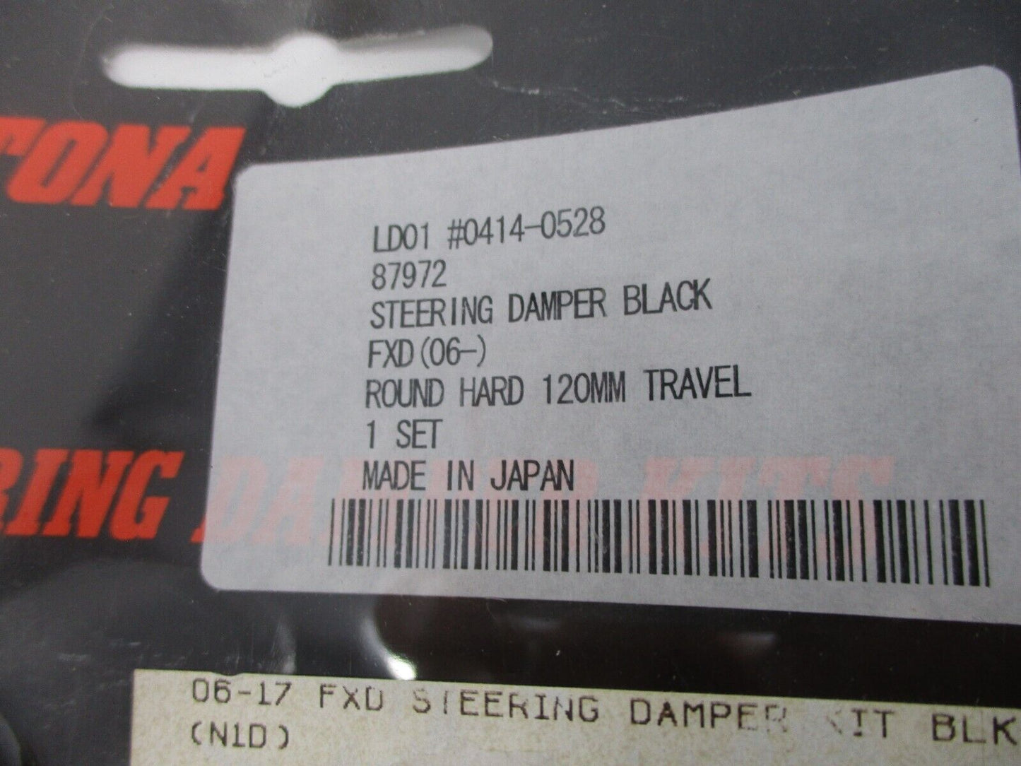 Daytona Steering Damper Kit (Black) 0414-0528