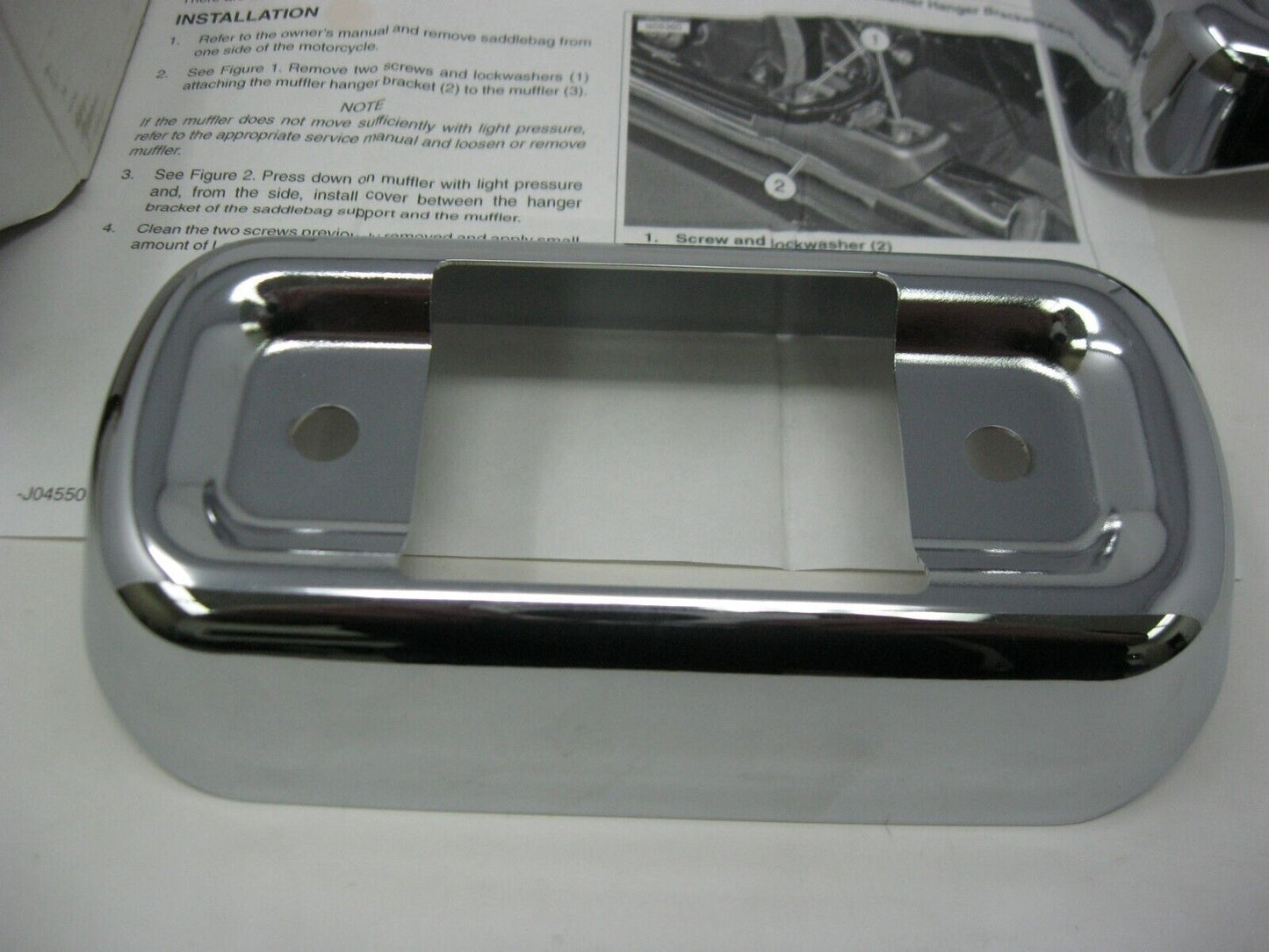 Harley-Davidson OEM 97-13 Touring Chrome Muffler Bracket Cover   80716-08