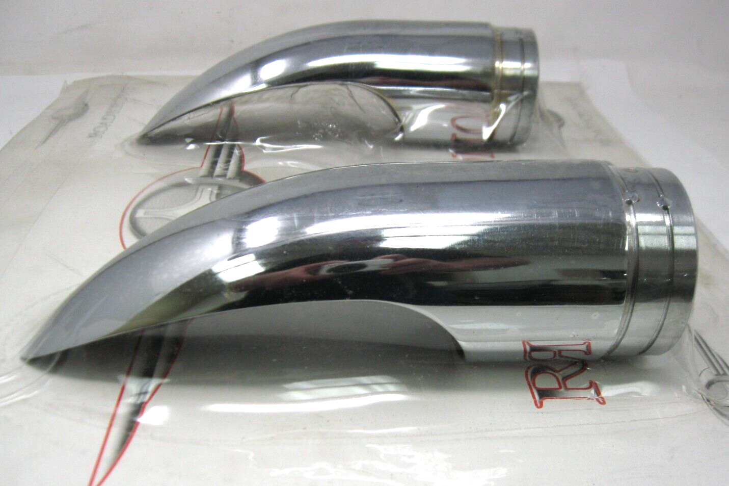 RoadKrome Spoon Type Exhaust Tips 72MM O.D.