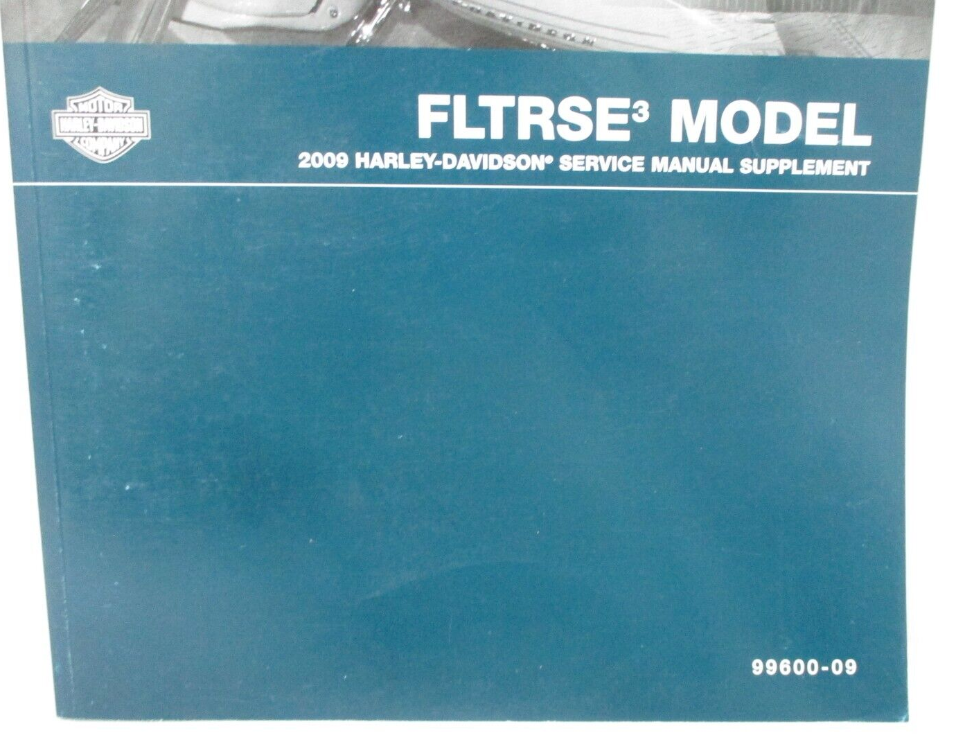 Harley-Davidson 2009 FLTRSE3 Model Service Manual Supplement 99600-09