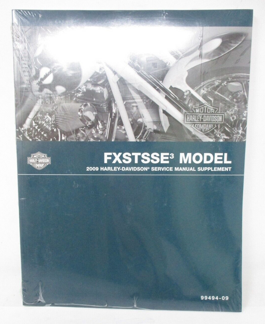 Harley-Davidson 2009 FXSTSSE3 Model Service Manual Supplement 99494-09