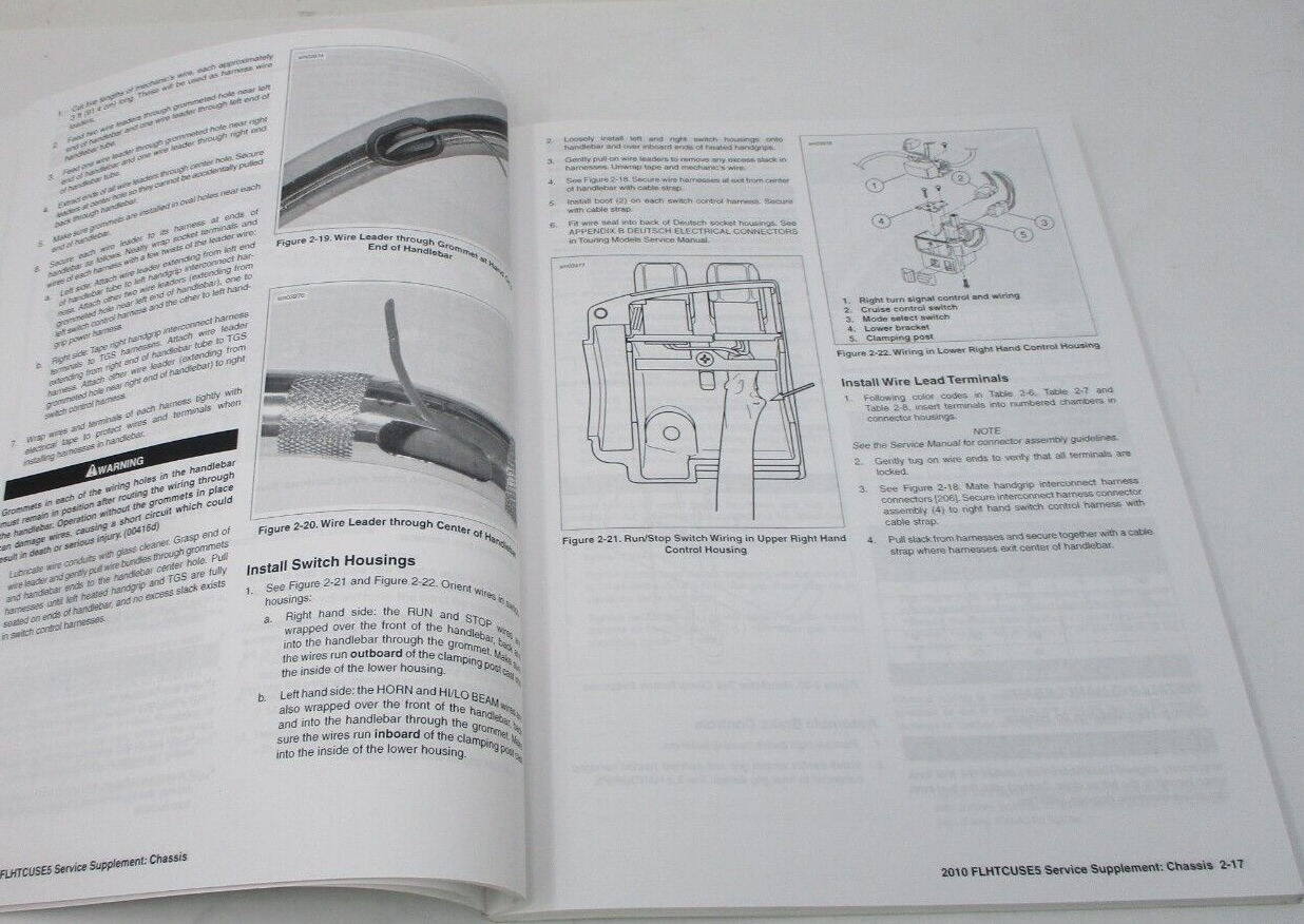 Harley-Davidson 2010 FLHTCUSE5  Model Service Manual Supplement 99500-10