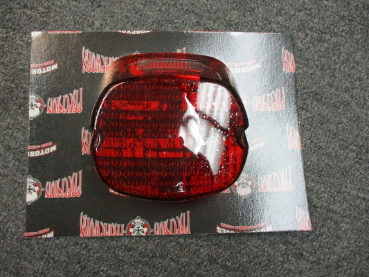 Aftermarket Rear Tail Light Replacement Lens Red Fits FXST,B,C,T