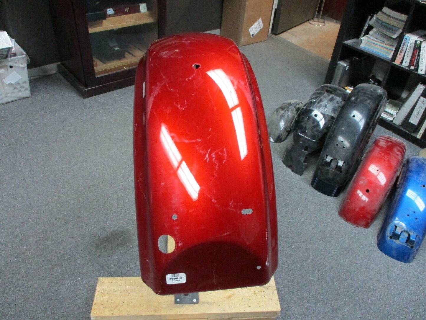 Harley Davidson OEM FLHX Rear Fender Red Hot Sun Glo 59731-09CYS