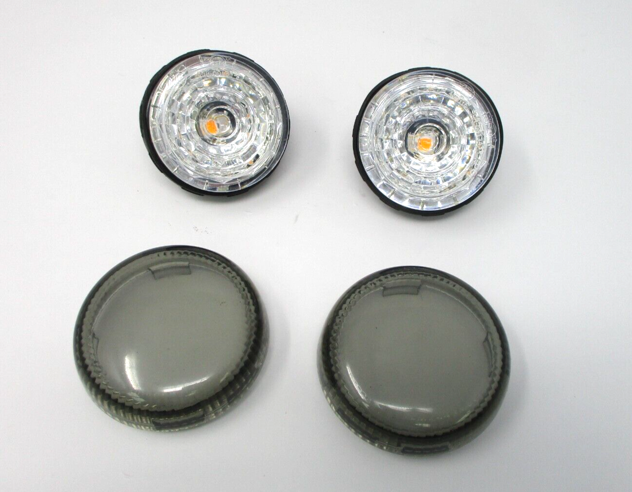 Harley-Davidson LED Amber Front Turn Signals Puck Assembly 67800257 ...