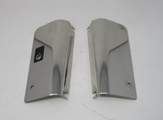 Harley-Davidson '91-'17 Chrome Softail Fork Tube Clamp Covers 67821-87 67814-86