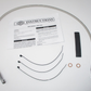 Harley-Davidson Diamond Black Brake Line  Upper 35 Deg 36.5" 41800470