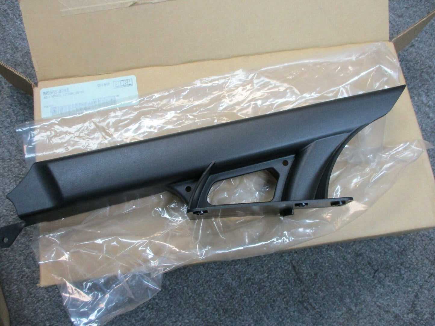 Buell OEM Bottom Outer Belt Gaurd M0565.02A8