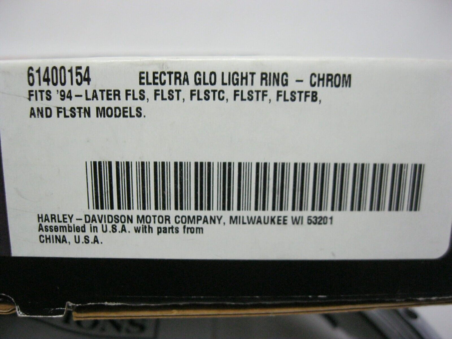 Harley Davidson OEM Electra Glo 7" Headlamp Trim Ring 61400154