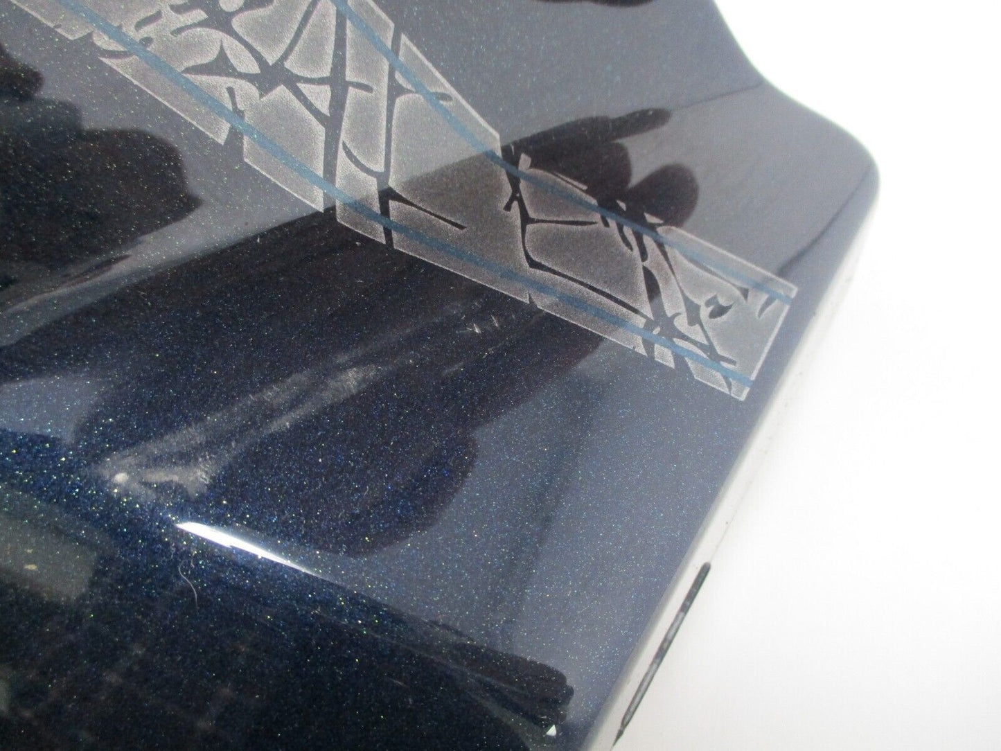 Harley Davidson OEM Side Cover Blue with Detail 66048-09A