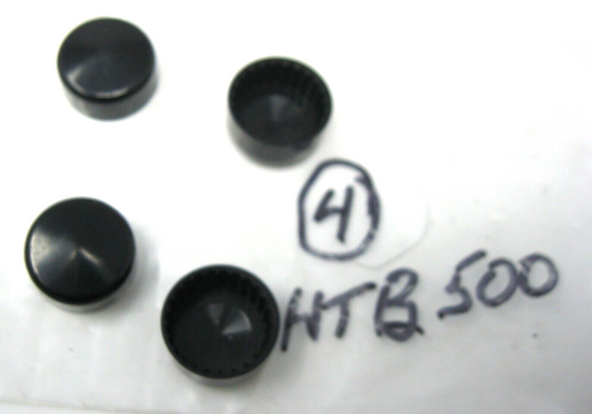 Hot Toppers 9/16" Hex Head Bolt Covers - Black (4-Pack)  HTB500