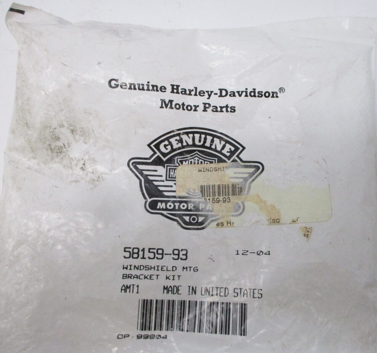 Harley-Davidson Windshield Mounting Bracket Kit 58159-93