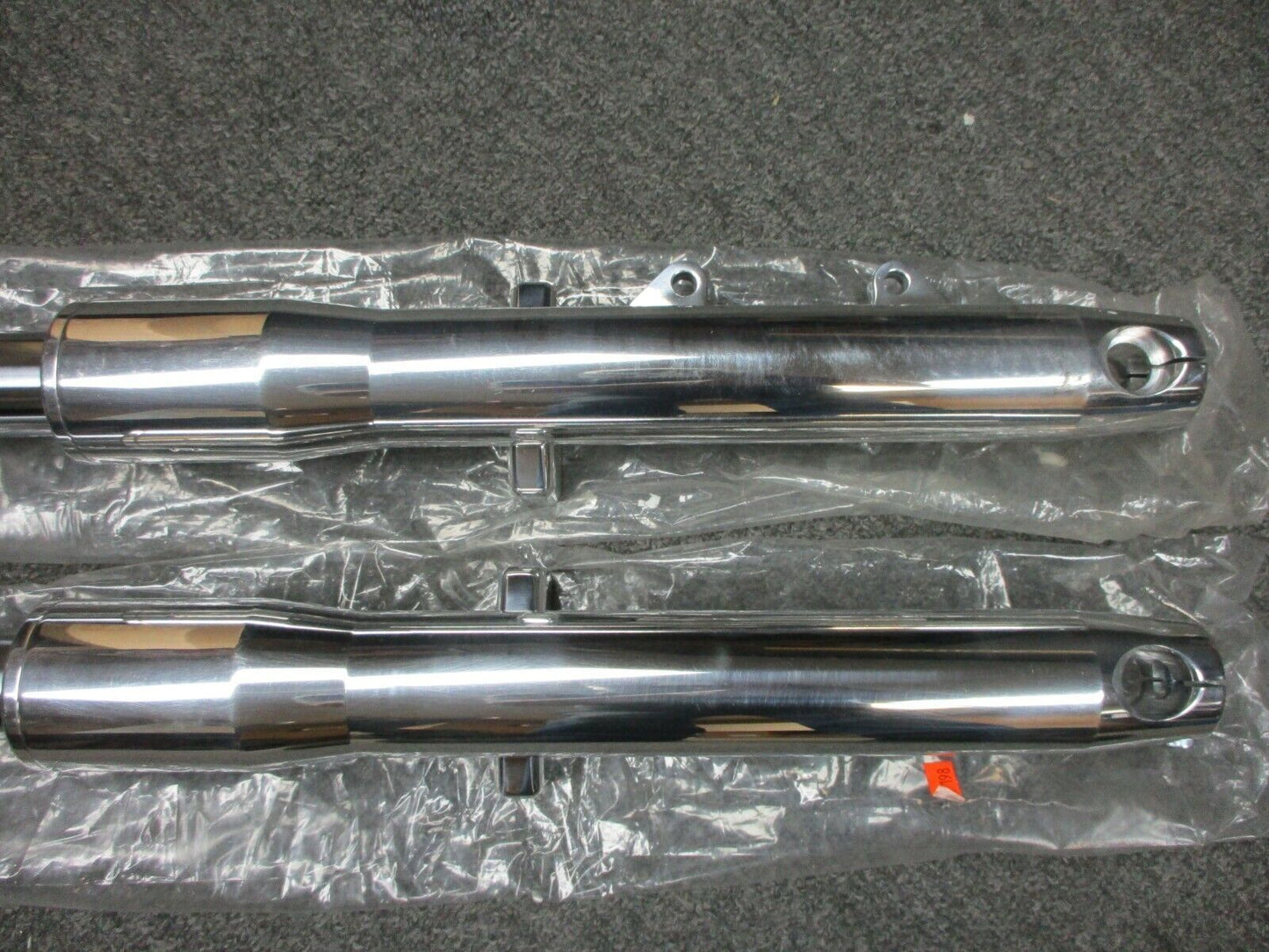 Indian Motorcycle Scout OEM Polished Fork Tubes & Sliders Single Disc 31-197