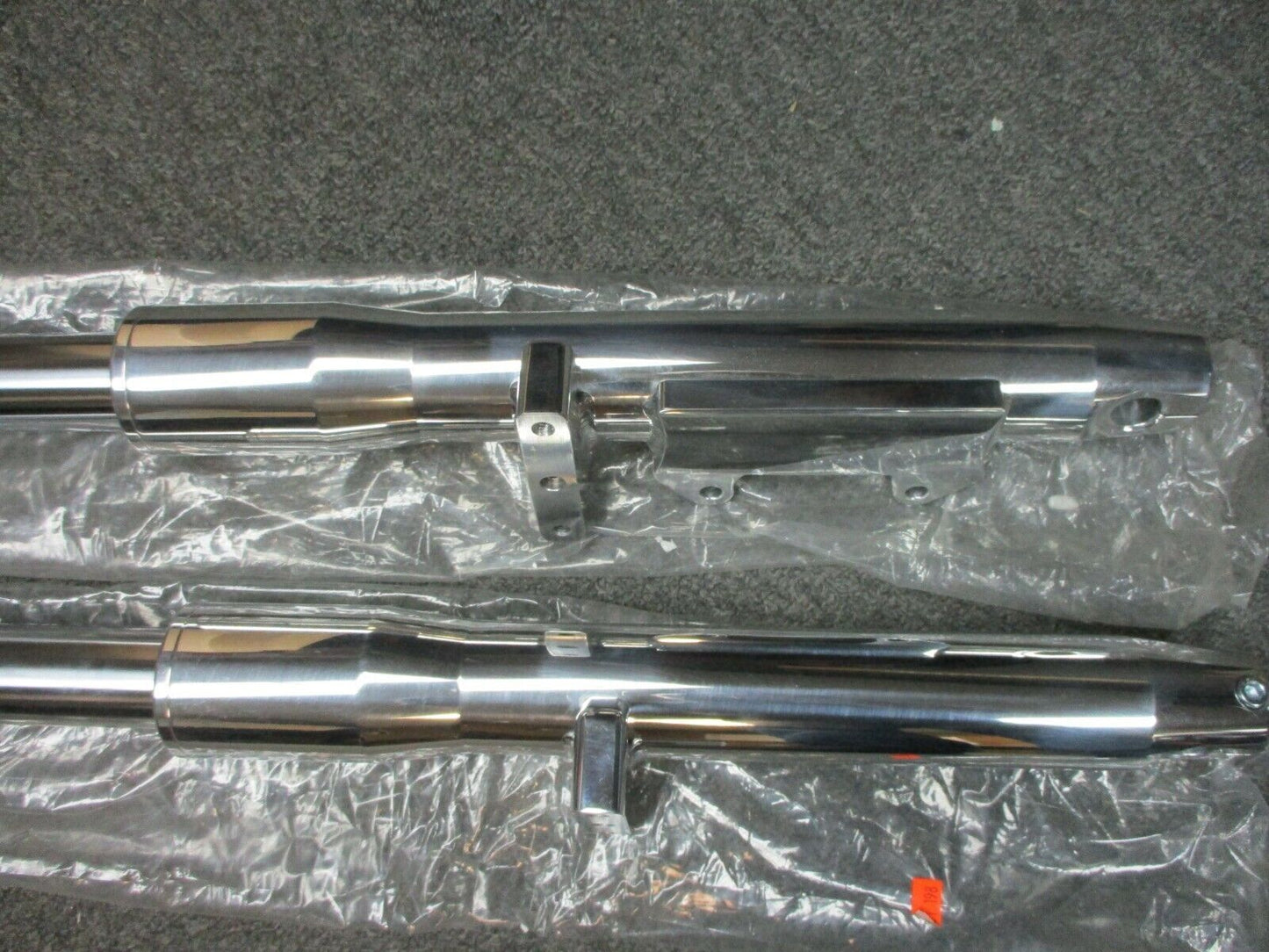 Indian Motorcycle Scout OEM Polished Fork Tubes & Sliders Single Disc 31-197