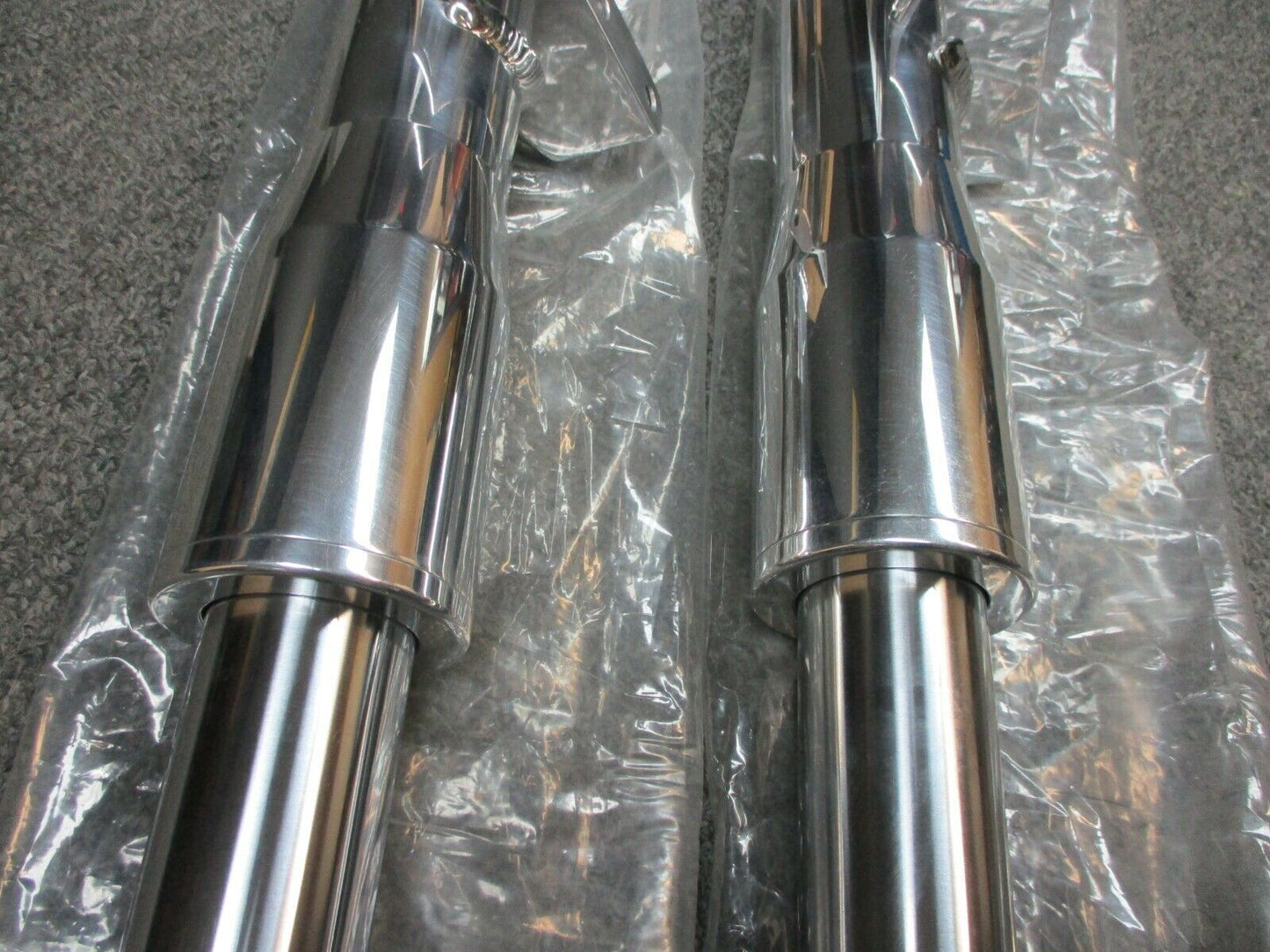 Indian Motorcycle Scout OEM Polished Fork Tubes & Sliders Single Disc 31-197