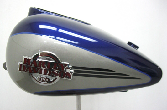 Harley-Davidson OEM 2007 FLHTCU Deep Cobalt & Pewter Pearl Fuel Tank 61356-07CHE