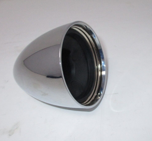 Harley-Davidson  Compatible Chrome Bullet Signal Light Housing Wiring Bolt Hole
