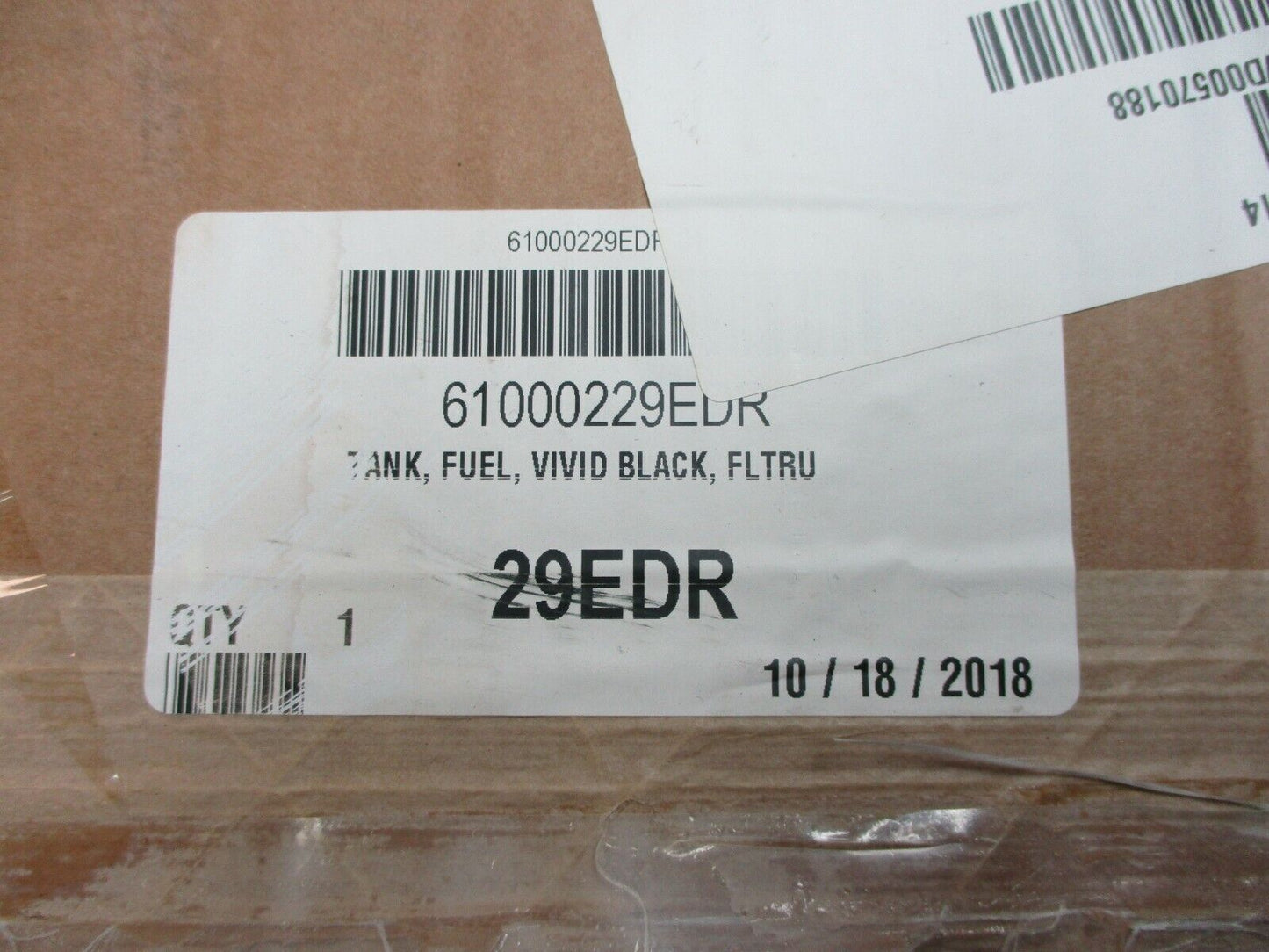 Harley Davidson OEM FLTRU Vivid Black Fuel Tank 61000229EDR