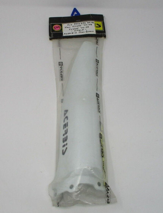 Acerbis Fork Guard, White, SINGLE GUARD ONLY 22766906