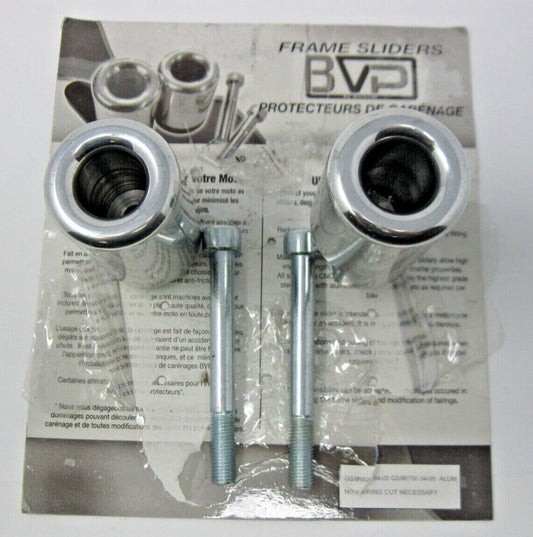 BVP Chrome Frame Sliders for 04-05 GSXR600 & GSXR750  71-1250