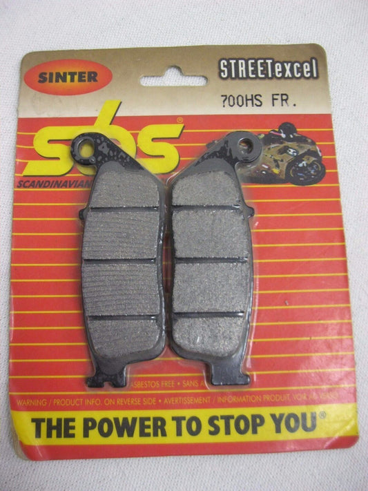 SBS SINTERED BRAKE PADS STREET EXCEL 700HS FR HONDA XL 600