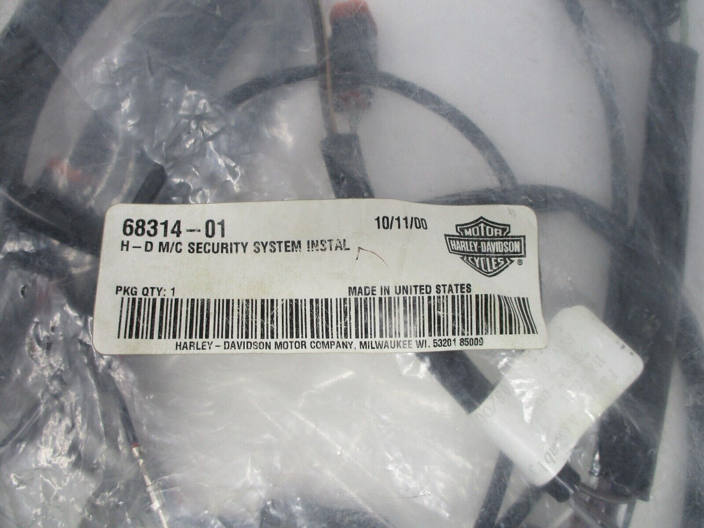 Harley Davidson OEM Security System Installation Kit 68314-01