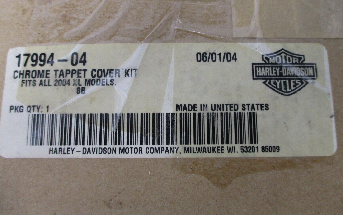 Harley-Davidson Chrome Tappet Cover Kit '04-'20 XL Sportster 17994-04