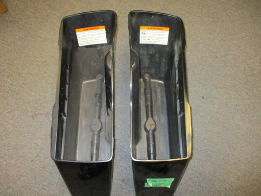Harley Davidson OEM 94-13 Touring Saddlebags Black Left and Right No Lids Damage