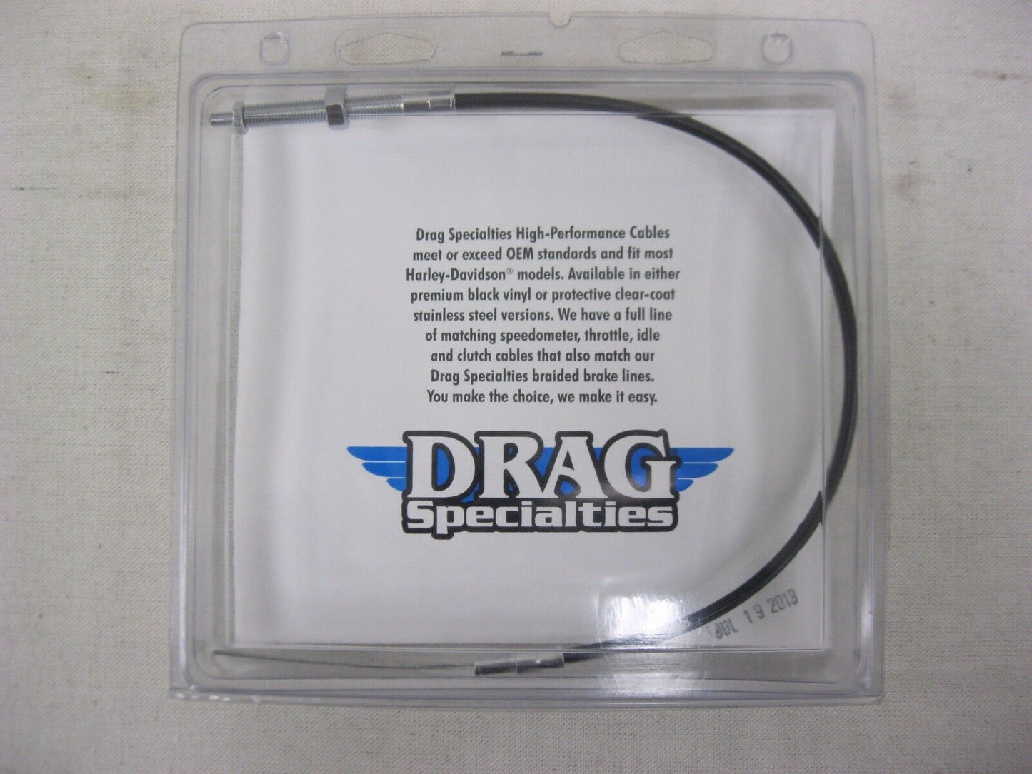 DRAG SPECIALTIES 0654-0026 16.4" CHOKE CABLE 78-84 FL 86-89FL FXST