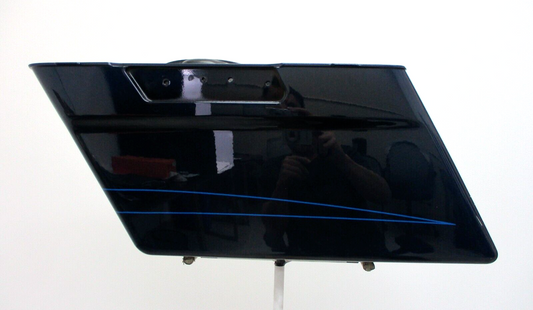 Harley-Davidson OEM Left Saddlebag Metallic Blue w/Stripe '99-'00  90753-93