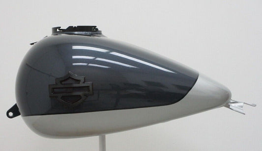Harley Davidson OEM '19 FLXHSE CVO Fuel Tank, Charred Steel/Silver, 61000524EJB
