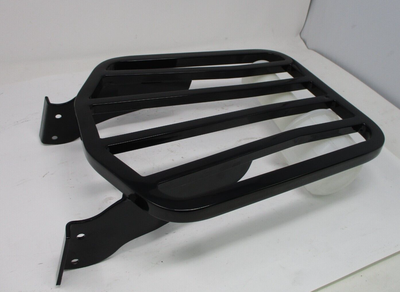 Sissy Bar Luggage Rack Formed Gloss Black